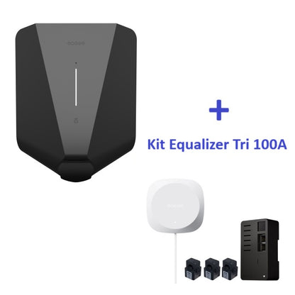 Pack Easee Core + Kit de gestion d'énergie Equalizer Tri 100A